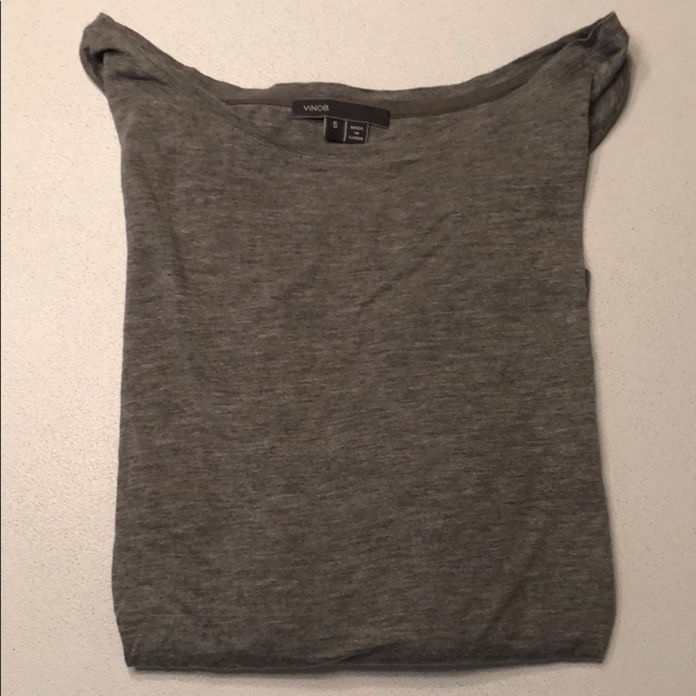 Vince long sleeve cotton t-shirt